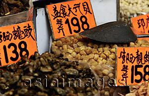 Asia Images Group - Dried fruit for sale at the market