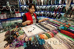 Asia Images Group - China,Beijing,Hong Qiao Pearl Market,Pearl Shop