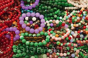 Asia Images Group - Jade bracelets at the Jade Market.  Hong Kong, China