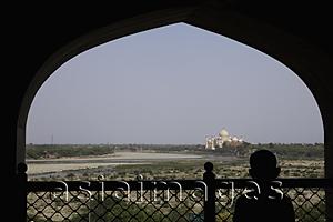 Asia Images Group - View of the Taj Mahal from Agra Fort, Agra, India