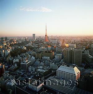 Asia Images Group - Japan, Tokyo, View of Tokyo tower at dusk