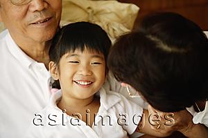 Asia Images Group - Grandparents with granddaughter