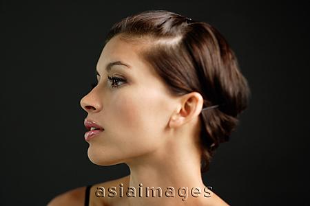 Asia Images Group - Woman looking away, profile
