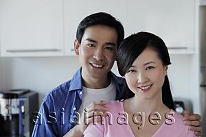 Asia Images Group - Young couple together, smiling