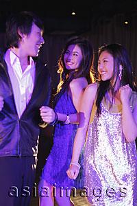 Asia Images Group - Young people dancing at night