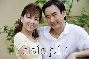 AsiaPix - Mature couple, smiling at camera