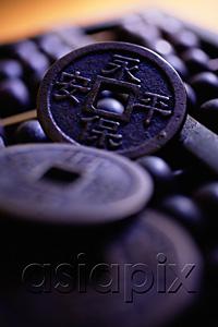 AsiaPix - Still life of Chinese coin